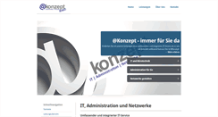 Desktop Screenshot of konzeptnet.biz